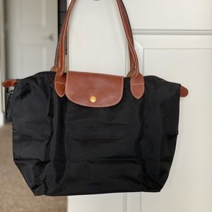 Black Longchamp Tote